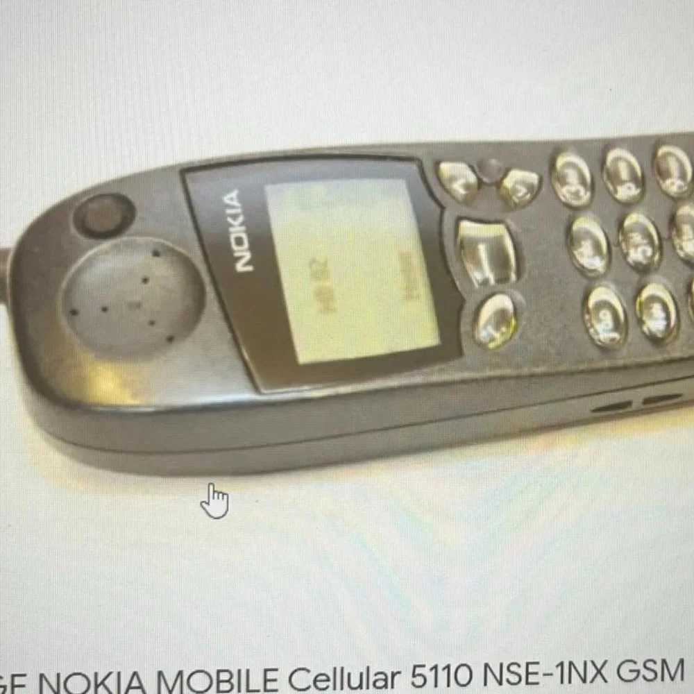 Vintage 1998 Kansas City Chiefs Nokia 5110
